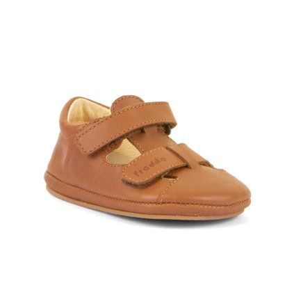 Dětské barefoot sandály FRODDO PREWALKERS Cognac