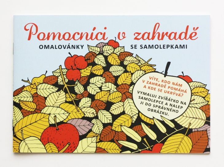 Pomocníci v zahradě - omalovánky