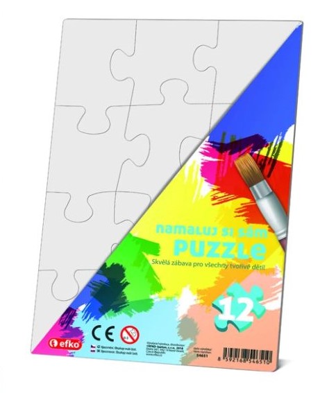 Namaluj si sám puzzle - obdélník