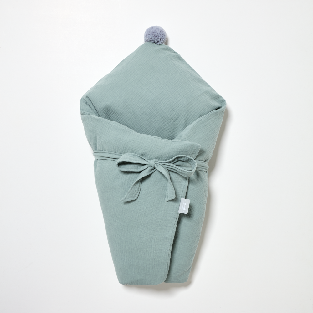 Péřová zavinovačka Mint Green