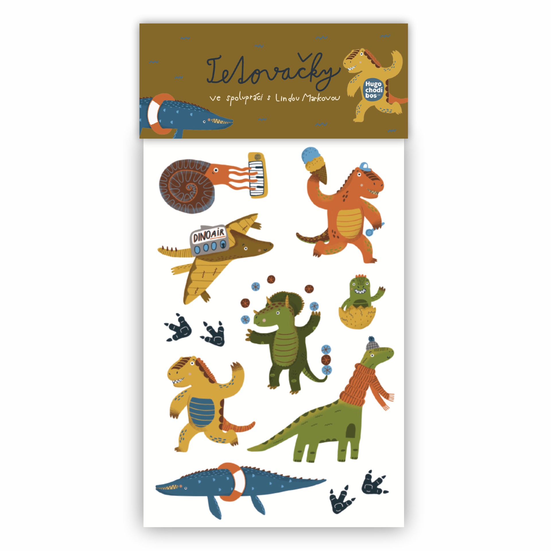 Hugovy Tetovačky - Dinosauři