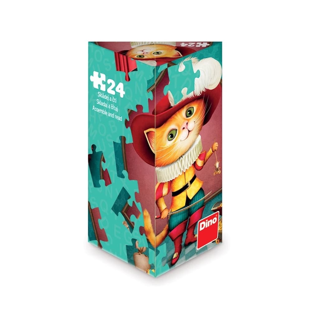Puzzle Kocour v botách 24 dílků