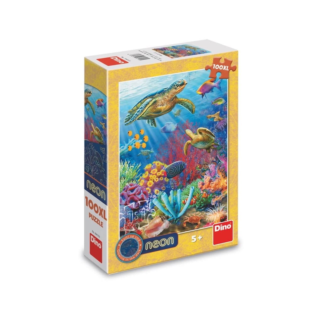 Puzzle Podmořský svět neonové - 100 XL dílků