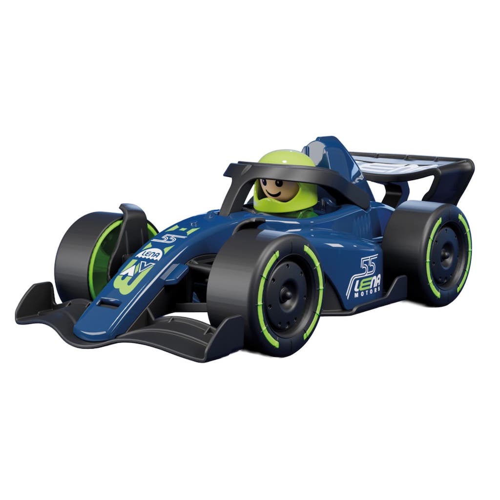 Závodní vůz Formule modrá