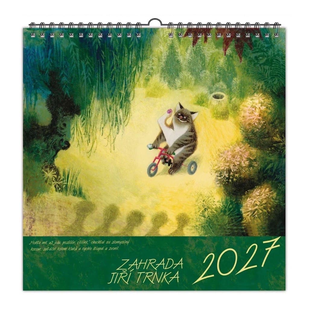 Nástěnný kalendář 2027 Jiří Trnka - Zahrada